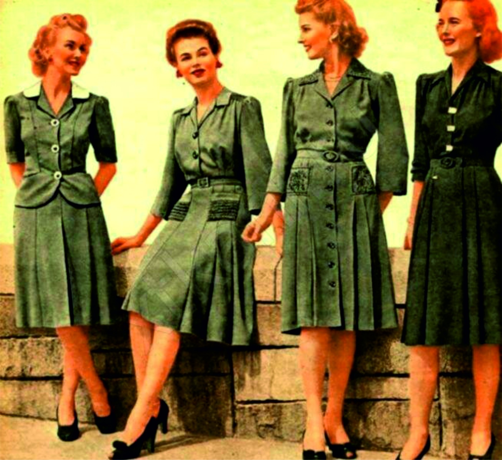 Платья Военных Лет 1941 1945 Для Девочек